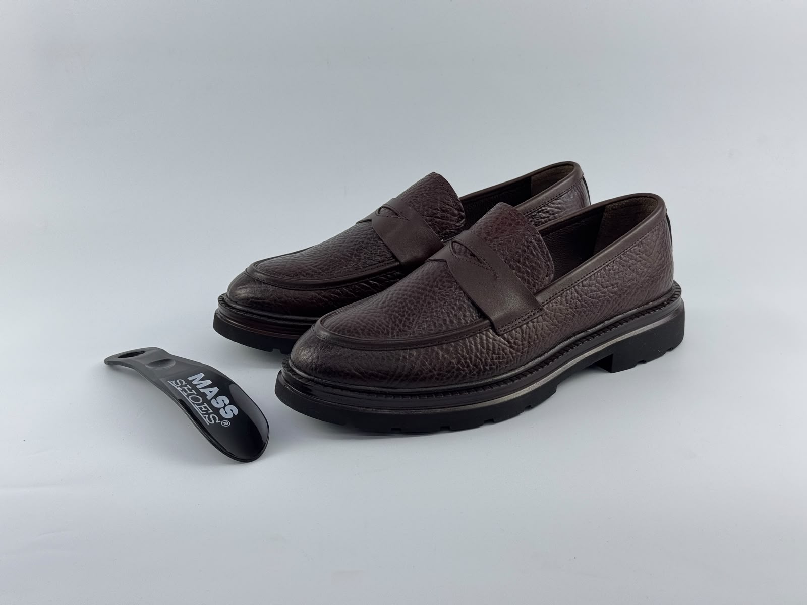 MRG Model Hakiki Mexico Erkek Loafer — Kahverengi