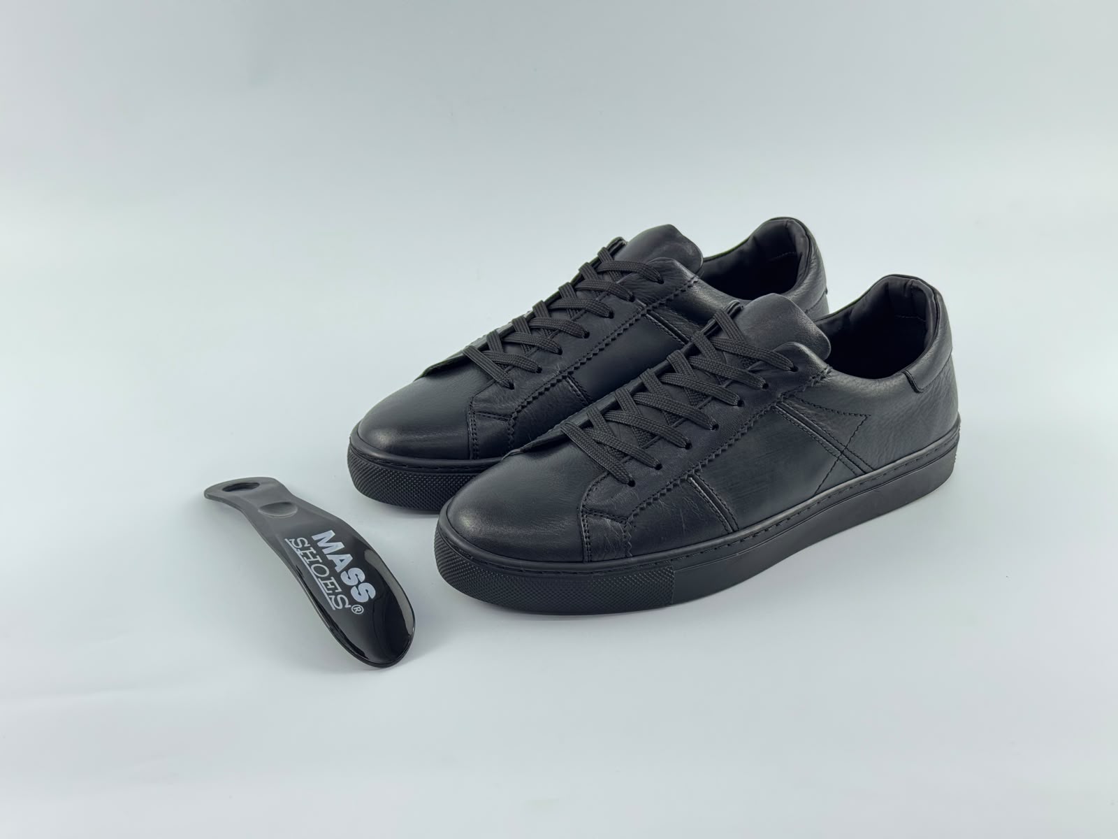UDM Model Hakiki Deri Erkek Sneakers — Siyah