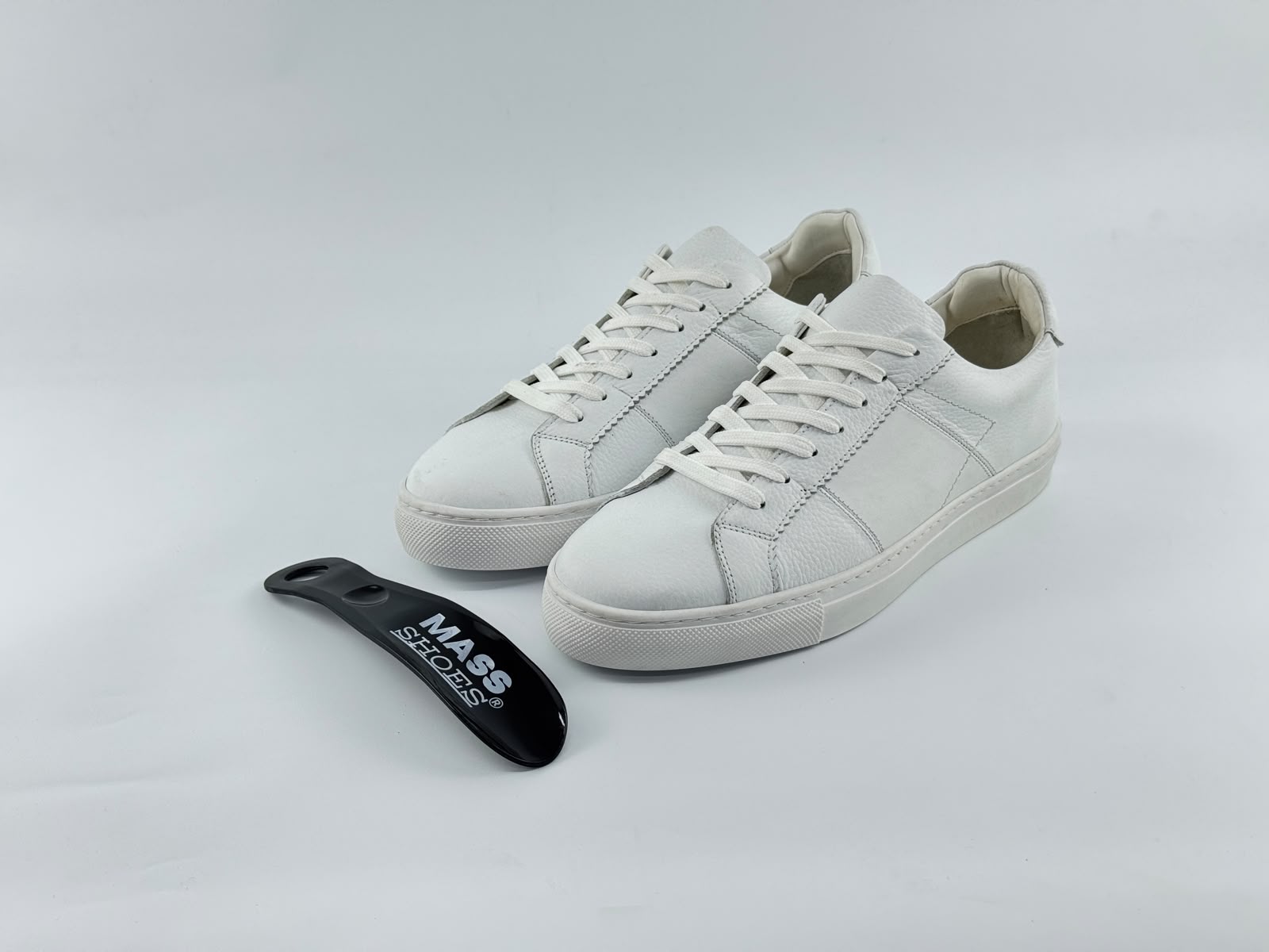 UDM Model Hakiki Deri Erkek Sneakers — Beyaz
